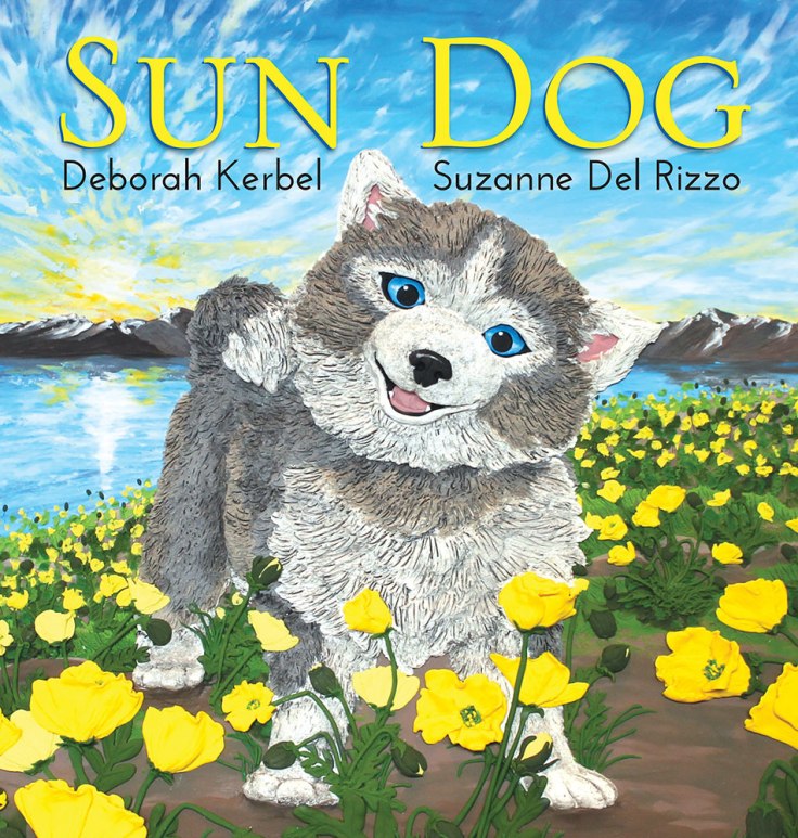 Sun Dog shares the adventures of Juno, a sled dog puppy, who goes on an adventure in the midnight sun. THe book is published by Toronto's Pajama Press.